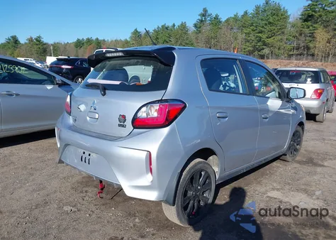 2022 Mitsubishi Mirage Black Edition z USA, uszkodzony, nr VIN ML32AWHJ1NH006102